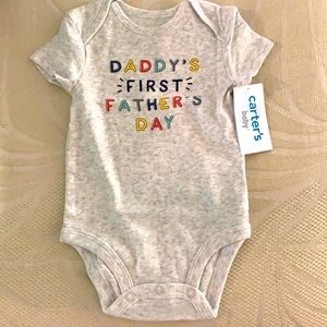 Carter 3 Month Father’s Day Onesie